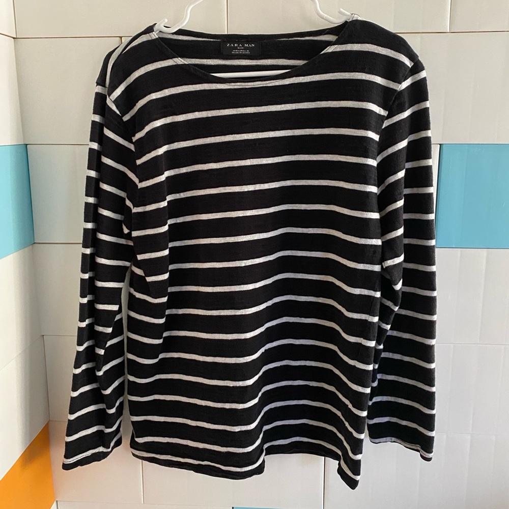 Zara Men Black Tshirt
